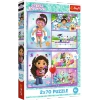  Puzzle Koci Domek Gabi 2x70 el. Baw się z Gabi