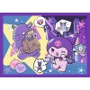 Puzzle 4w1 Kuromi Dzień Kuromi Trefl