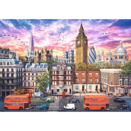 Puzzle 4000 elementów Spacer po Londynie Trefl