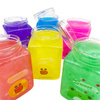 Masa sensoryczna purkająca slime w słoiku glut brokat dla dzieci 260g