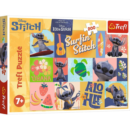 Puzzle Lilo i Stitch 200 el. Hawajskie przygody Trefl