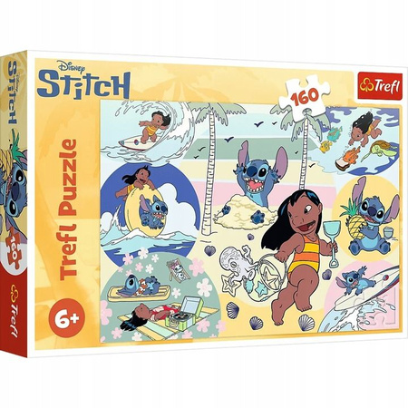 Puzzle 160 el. Stitch rządzi Disney Lilo Stitch Trefl