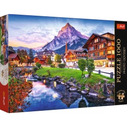 Puzzle 1000 el. Alpejskie miasteczko, Szwajcaria Trefl