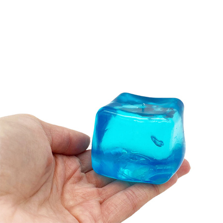 Kostka lodu do ściskania lodowy gniotek antystresowy cube squishy