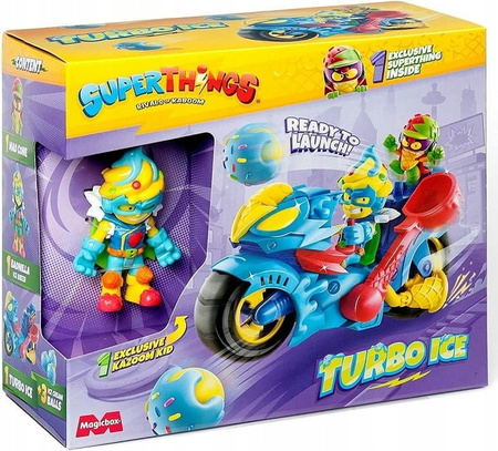 Super Things Zings Neon Power 11. Seria Pojazd Turbo Ice figurki 23150