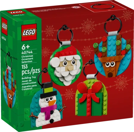 LEGO 40744 Kolekcja ozdób świątecznych bombki na choinkę