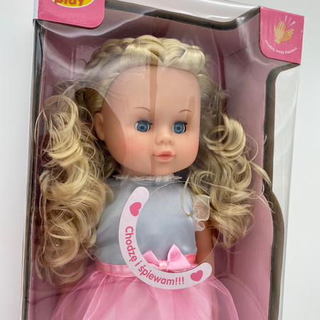 LALKA JULKA 40CM CHODZĄCA MÓWIĄCA ŚPIEWA OPOWIADA BAJKĘ 2 JĘZYKI SMILY PLAY