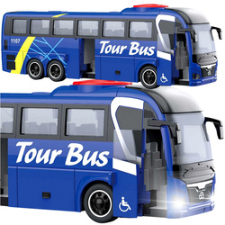 Autobus turystyczny światło dźwięk otwierane drzwi napęd frykcyjny