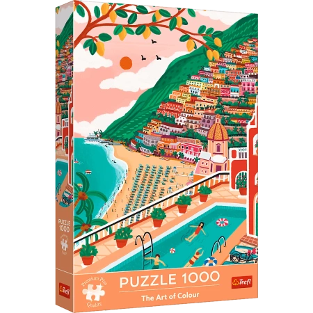 Puzzle Premium Plus Quality 1000 el. The Art of Colour: Positano, Włochy