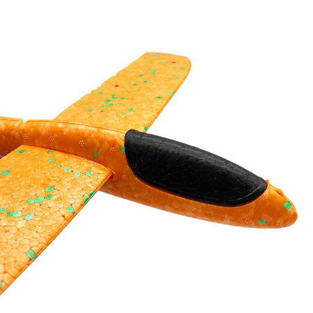 Mały samolot szybowiec styropianowy rzutka dla dzieci 38 cm
