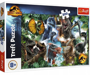 Puzzle 300 elementów Ulubione dinozaury Jurassic World Trefl