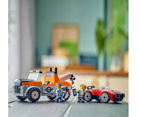 LEGO 60435 CITYSamochód pomocy drogowej i naprawa sportowego auta