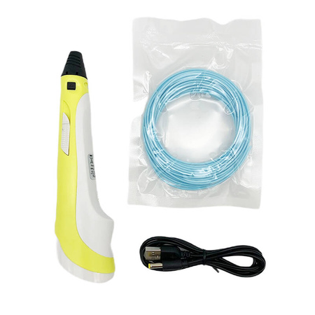 Długopis 3D Pen pióro z filamentem na USB Zestaw kreatywny drukarka