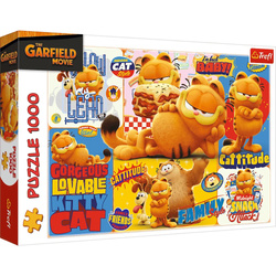 Puzzle Garfielda 1000 el. Przygody Garfielda Trefl