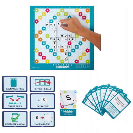GRA SCRABBLE ORIGINAL WERSJA POLSKA KLASYCZNE DRUŻYNOWE