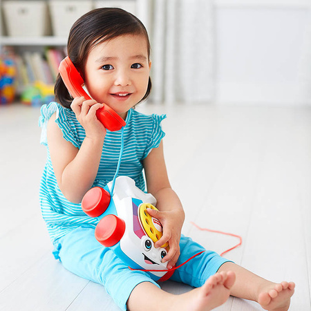 Telefonik dla gadułki telefon z słuchawką dla maluszka FGW66 Fisher-Price 