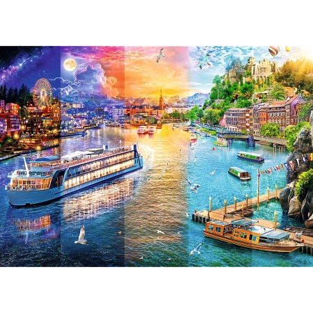 Puzzle 1000 el. Rejs po rzece Trefl