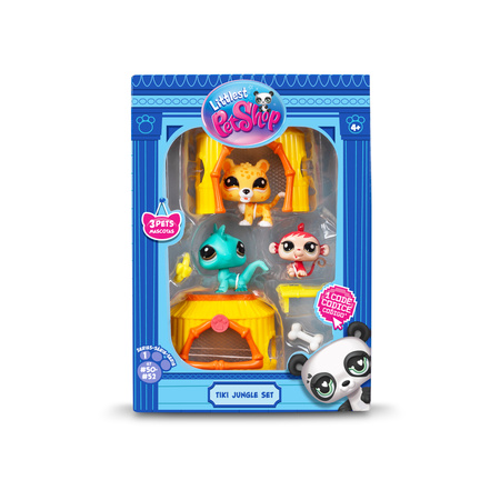 Zestaw Littlest Pet Shop Dżungla + 3 figurki