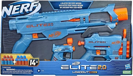 Wyrzutnia Nerf Elite 2.0 Loadout 3-Blaster Pack 3 szt. pistolety