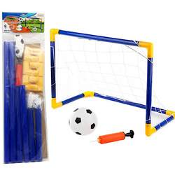 BRAMKA ZESTAW DO PIŁKI NOŻNEJ Z PIŁKĄ I POMPKĄ