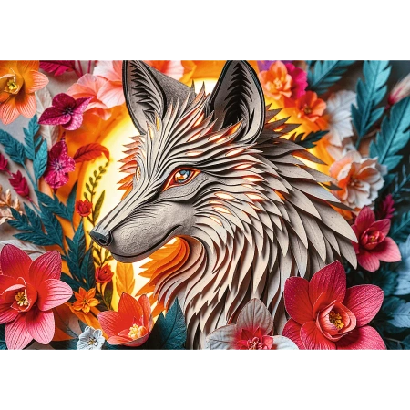 Puzzle z efektem 3D 1000 elementów 40-lecie Trefl Wilk