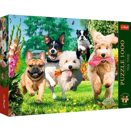 Puzzle Premium Plus Quality 1000 el. Tea Time: Nadchodzą kłopoty Trefl