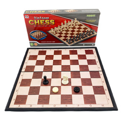 Gra Szachy 2w1 magnetyczne warcaby 30x30x2,5cm