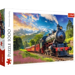 Puzzle 1000 elementów Podróż pociągiem Trefl