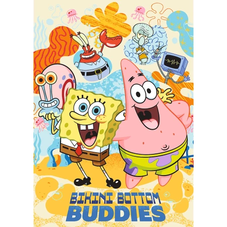 Puzzle SpongeBob 1000 el. SpongeBob Kanciastoporty