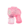 Pistolet na bańki transparentny ze światłem na baterie 