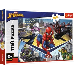 Puzzle 160 elementów Siła Spidermana Trefl