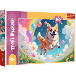 Puzzle 160 el. Najlepszy przyjaciel człowieka Pies Corgi Trefl
