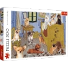  Puzzle 500 elementów Pokój van Gogha ? Psia Rewolucja Trefl