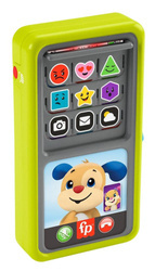 Smartfon 2w1 Przesuwaj i ucz się 75 piosenek dźwięków HNL43 Fisher-Price