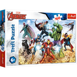 PUZZLE 160 Gotowi by ratować świat Avengers 15368 Trefl
