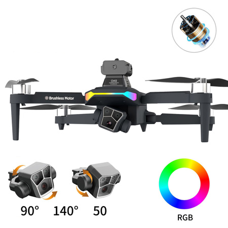 Dron z kamerą R/C omijanie przeszkód akrobacje 360 headless