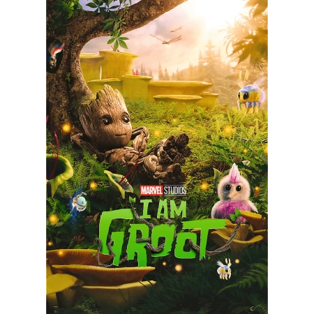 Puzzle Premium Plus Quality Marvel 1000 elementów Groot Trefl