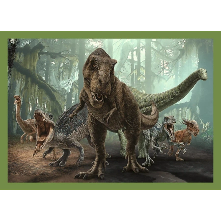 Puzzle 4w1 groźne dinozaury Jurassic World Trefl
