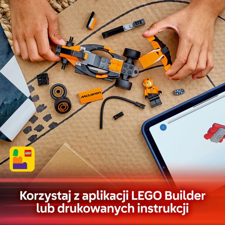 LEGO City 60442 F1 Kierowca i bolid McLaren 