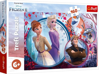 PUZZLE 160 Siostrzana przygoda Frozen II 15374 Trefl