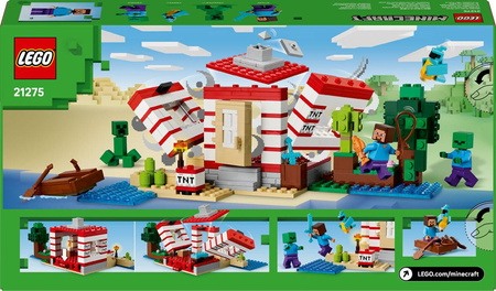 LEGO 21275 Minecraft Dom TNT w dżungli 