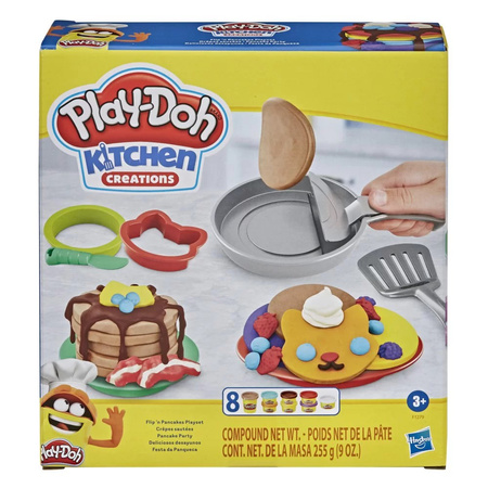 Play-Doh Zestaw Ciastolina Naleśniki F1279 masa plastyczna akcesoria