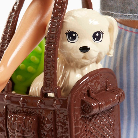 Lalka Barbie piknik z pieskiem zwierzątkami FPR48