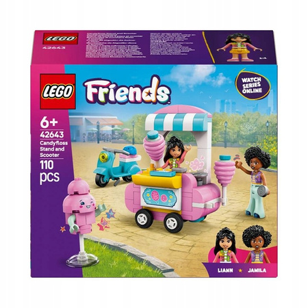 LEGO FRIENDS 42643 Stoisko z watą cukrową i skuter