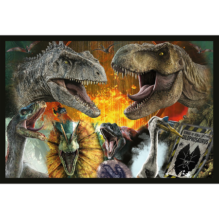 Puzzle 2x200 el. Prehistoryczny świat Trefl