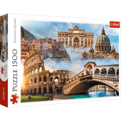 Puzzle 1500 el. Ulubione miejsca: Włochy