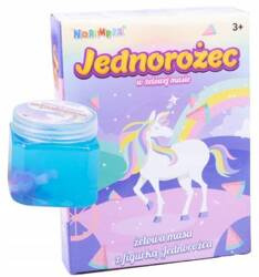 Masa żelowa slime jednorożec figurka w słoiczku