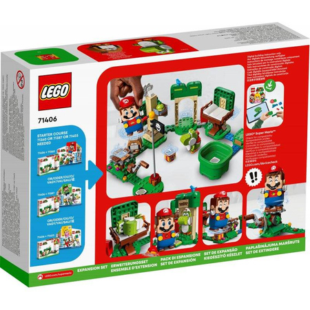 Klocki LEGO 71406 Super Mario Dom prezentów Yoshiego - zestaw rozszerzający