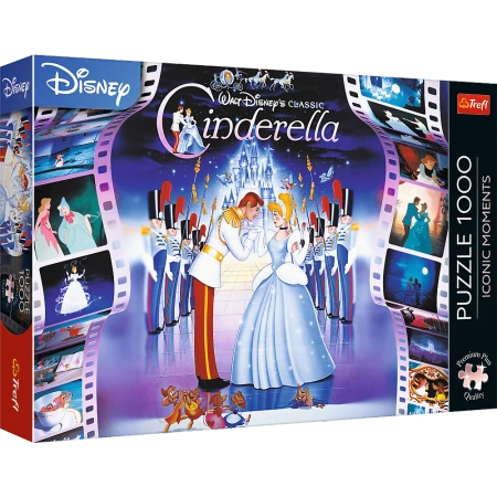 Puzzle 1000 elementów Iconic Moments Kopciuszek Trefl