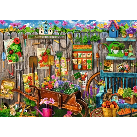 Puzzle 2x500 elementów Prace w ogrodzie Trefl